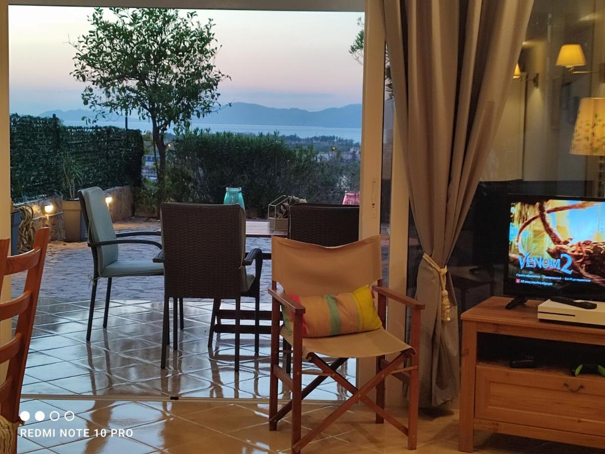Andrew'S Sunset View Apartment Loutráki Eksteriør billede